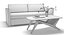 Диван West Elm Clara Хранение Twin Futon & Marcio