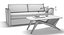 Диван West Elm Clara Хранение Twin Futon & Marcio