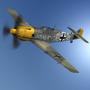Messerschmitt - BF-109 E - White 1