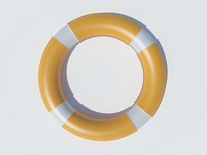 3d life buoy model