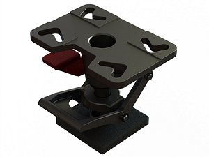 3D Adjustable Height Floor Lock model