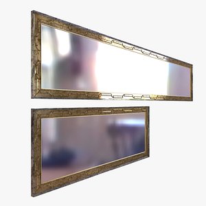 mirror custom metal frame 3D model