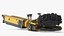 Mobile Tunnel Boring Machine Yellow Rigged for Maya