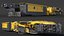 Mobile Tunnel Boring Machine Yellow Rigged for Maya