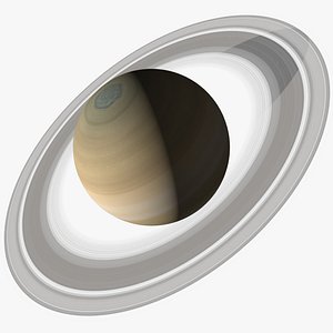 saturn planet 3D model