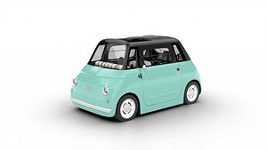 3D Fiat Topolino 2025 3d model