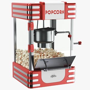 Detailed Popcorn Machine