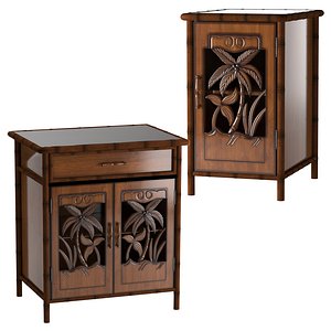 Tropical Storage Cabinet 3D model