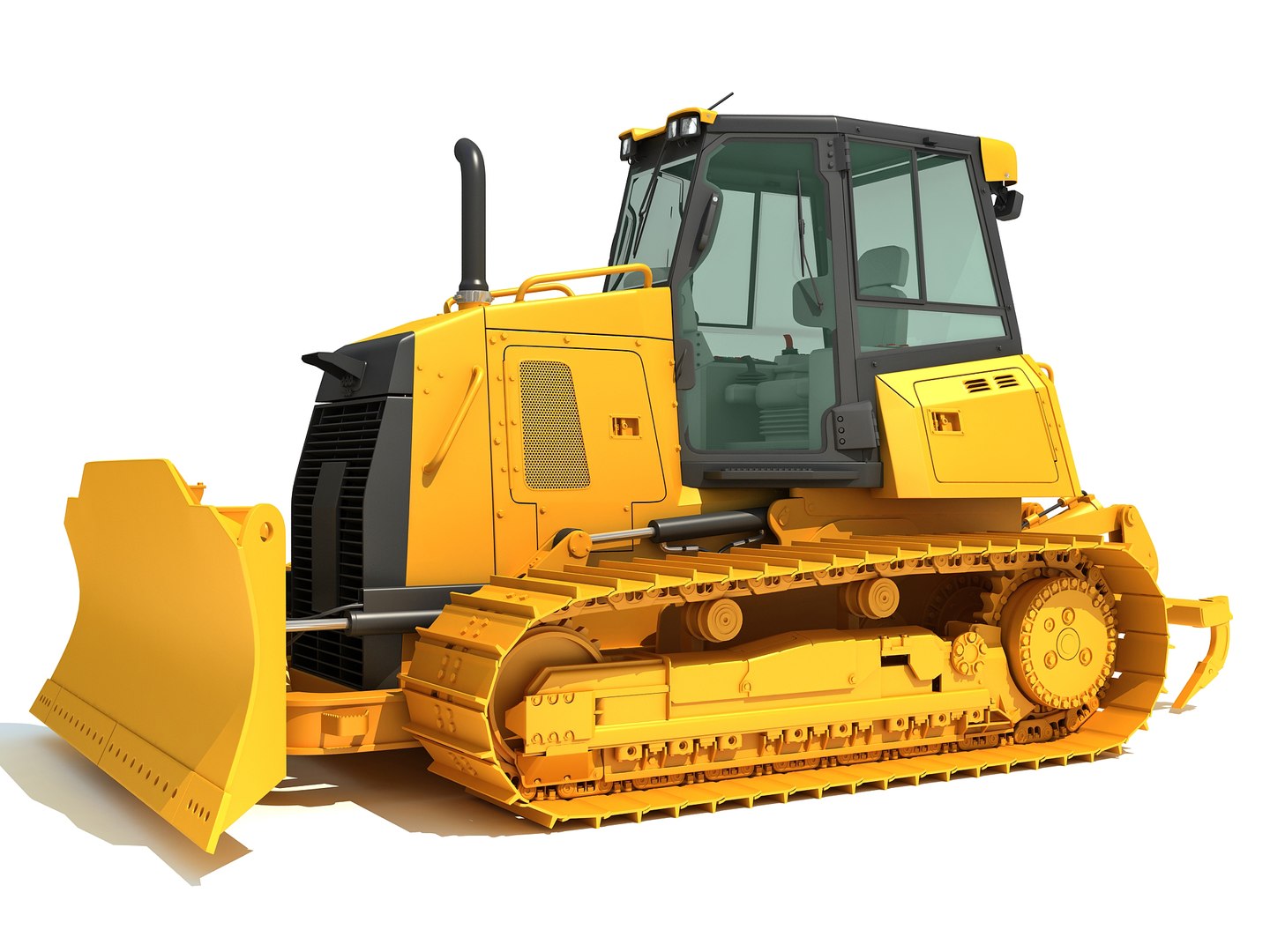 3D Model Bulldozer Dozer - TurboSquid 1375796