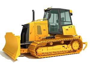 3D model bulldozer dozer