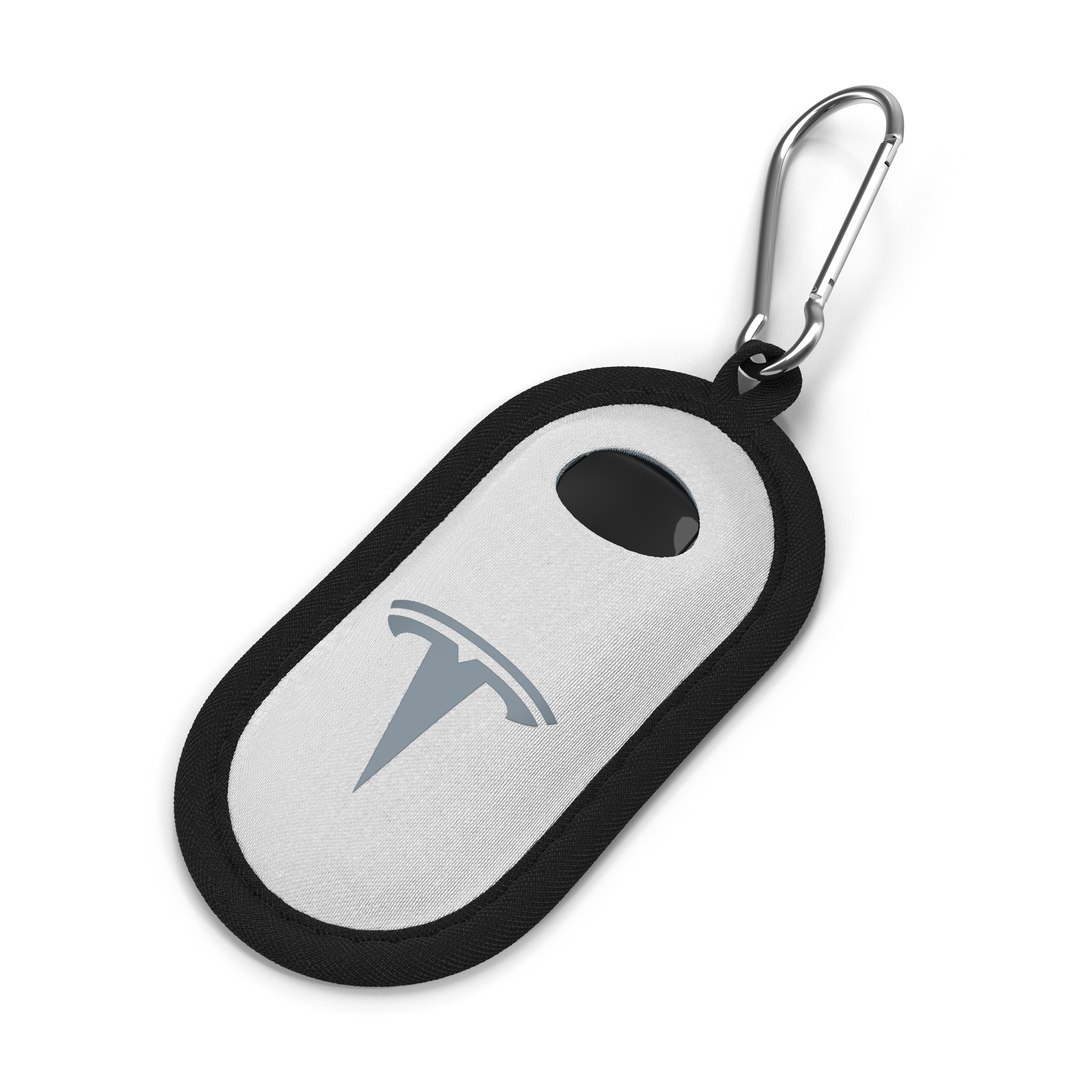 Tesla Key Fob Inside White Cover 3D model preview