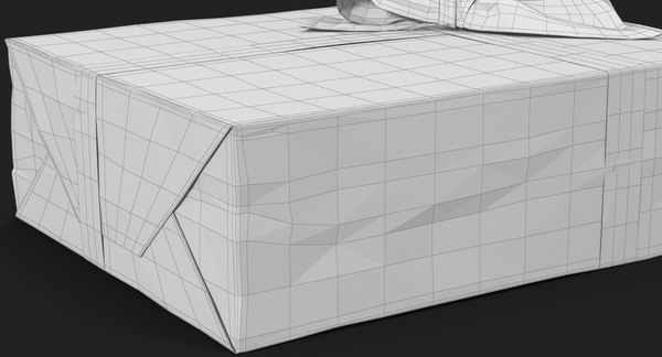 3D gift box paper model - TurboSquid 1204915