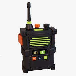 Walkie Talkie Radio  PBR 3D model