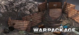 stakes crimplates rocks 3d fbx