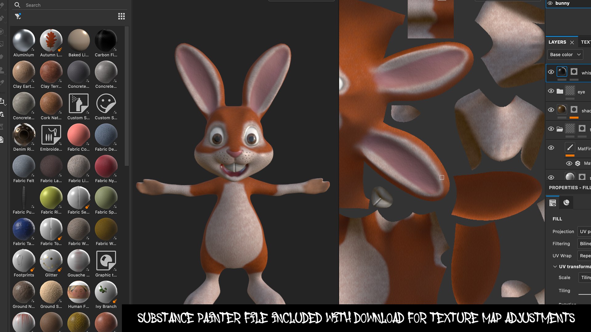 3D Model Friendly Bunny Animated Rigged - TurboSquid 2360449