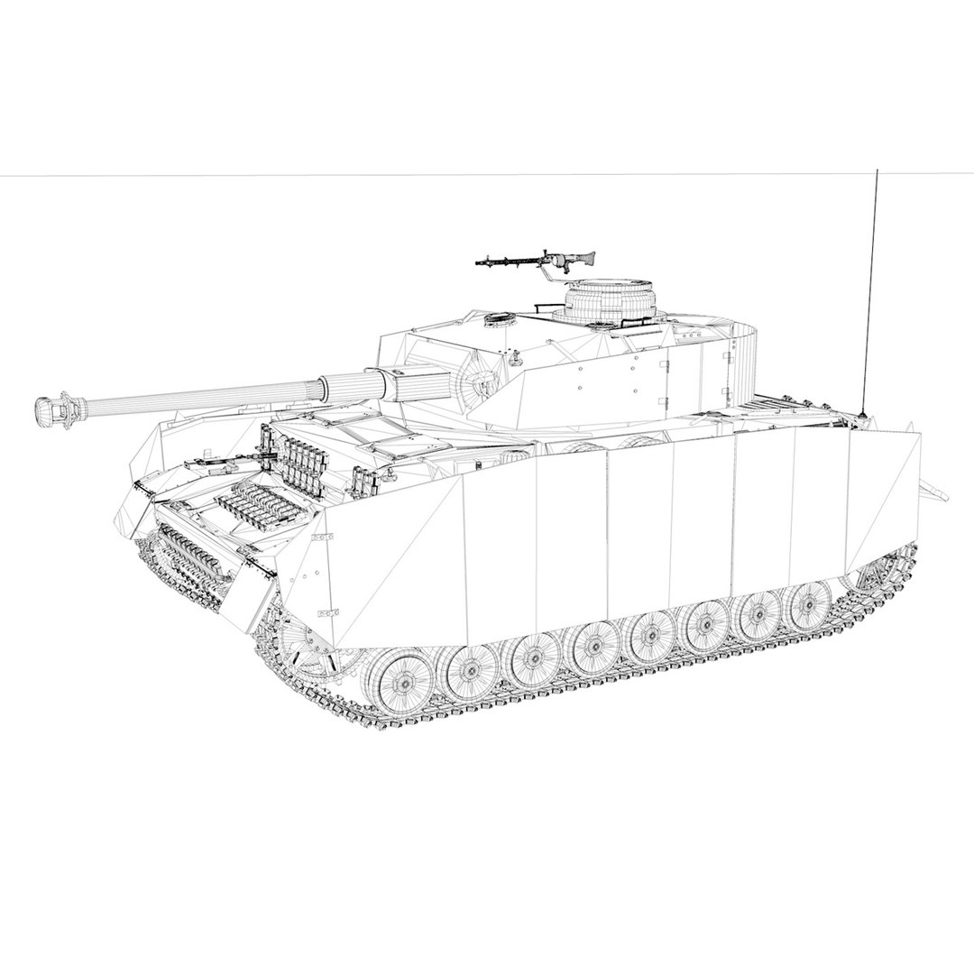 Panzer Iv Pzkpfw Model - TurboSquid 1285505