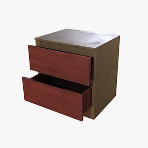 3D Bedside table model