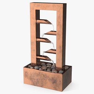 Bronze Tabletop Fountain with Cascading Tiers