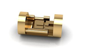 3D Round Big Chain Box Lock