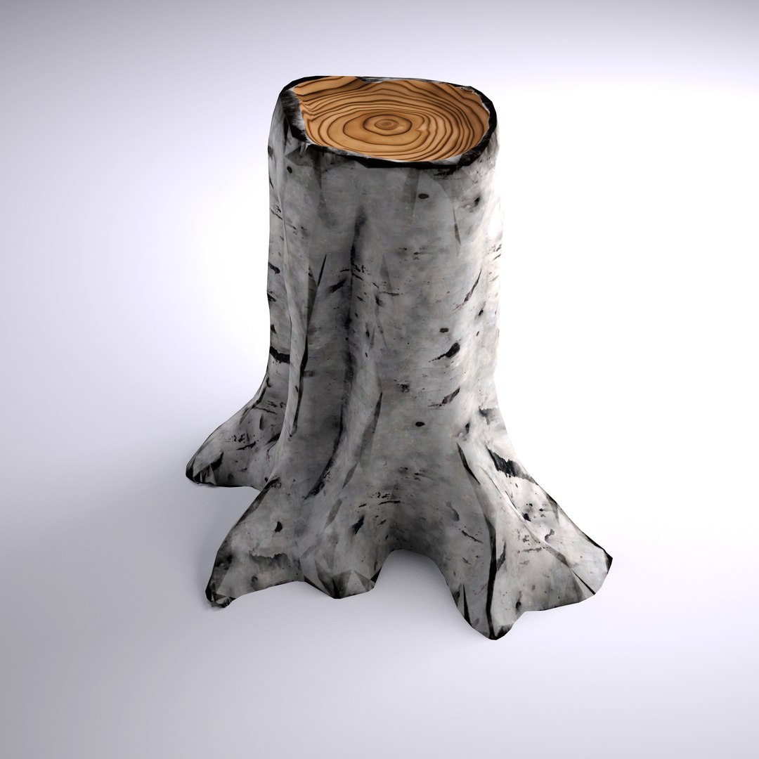 Tree Stump Model - TurboSquid 1359700