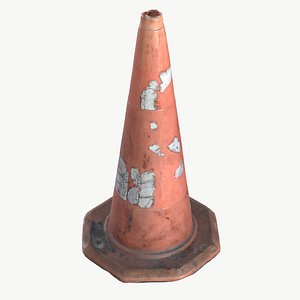 3D High Quality Scan Traffic Cone - 3