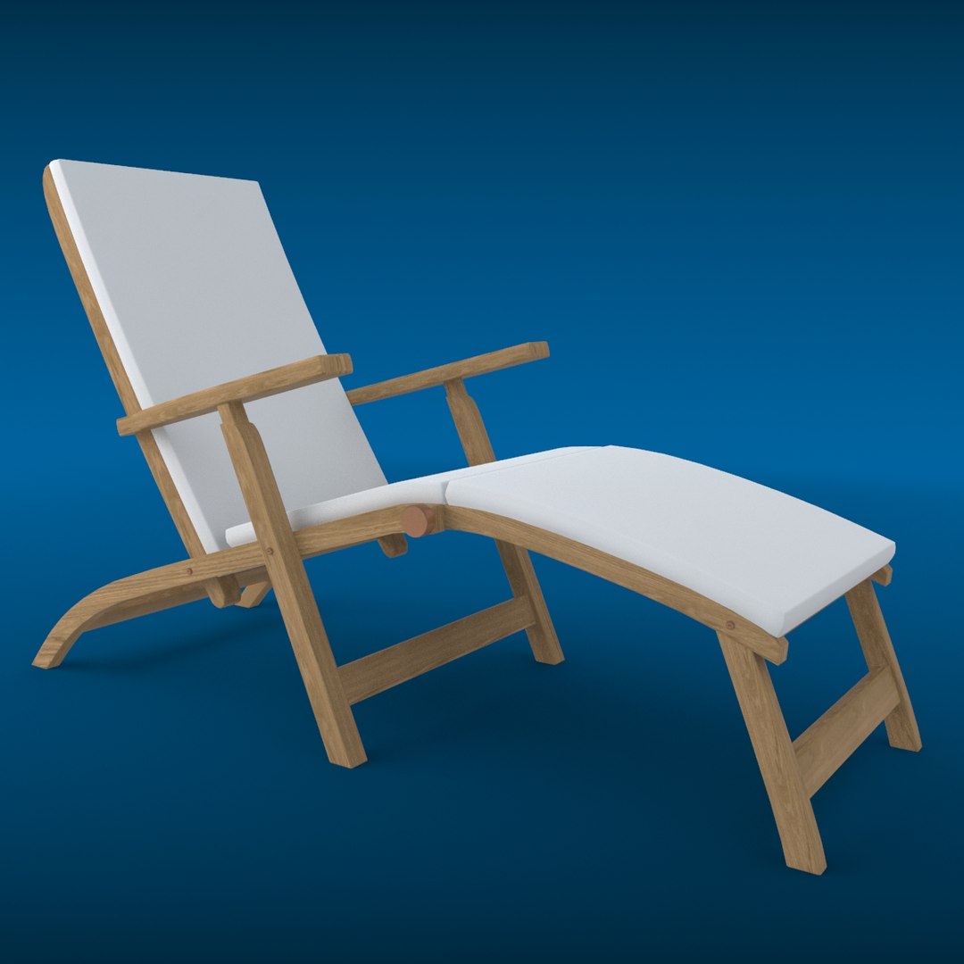 3d sun lounger