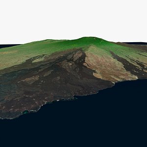 3D Pinta Island Galapagos Archipelago of Ecuador model