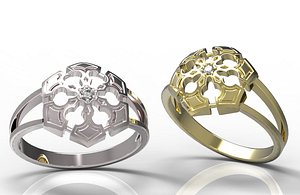 3d model gold ring