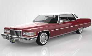 Cadillac DeVille Sedan 1975 3D model
