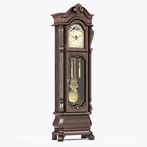 howard miller grandfather clock 3D model