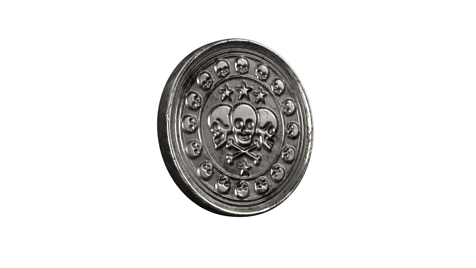 3D Pirate Coin Model - TurboSquid 2116452