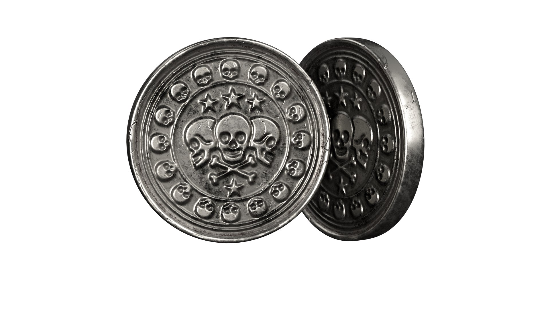 3D Pirate Coin Model - TurboSquid 2116452