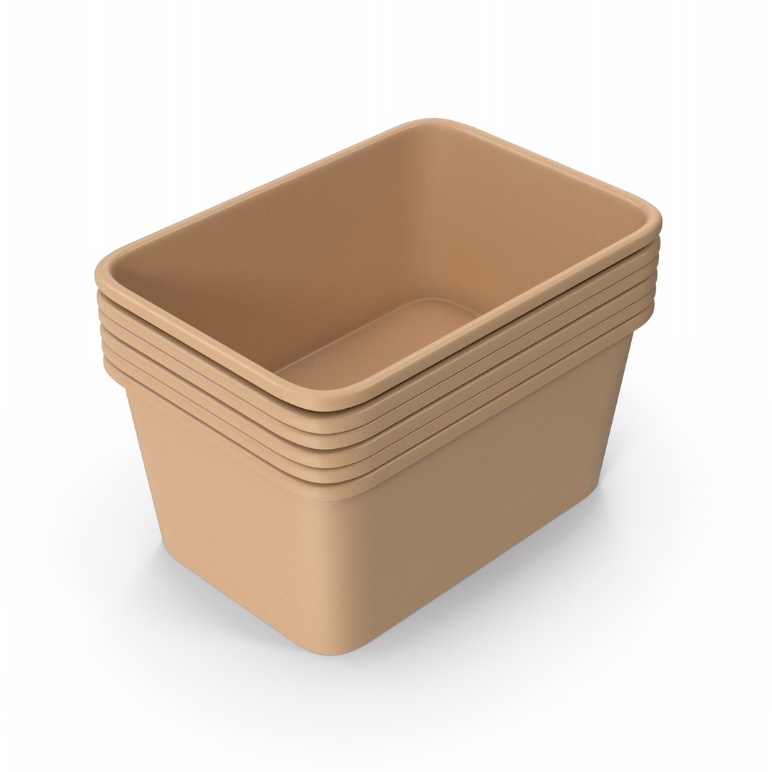 3D model Food Containers Stack - TurboSquid 1998429