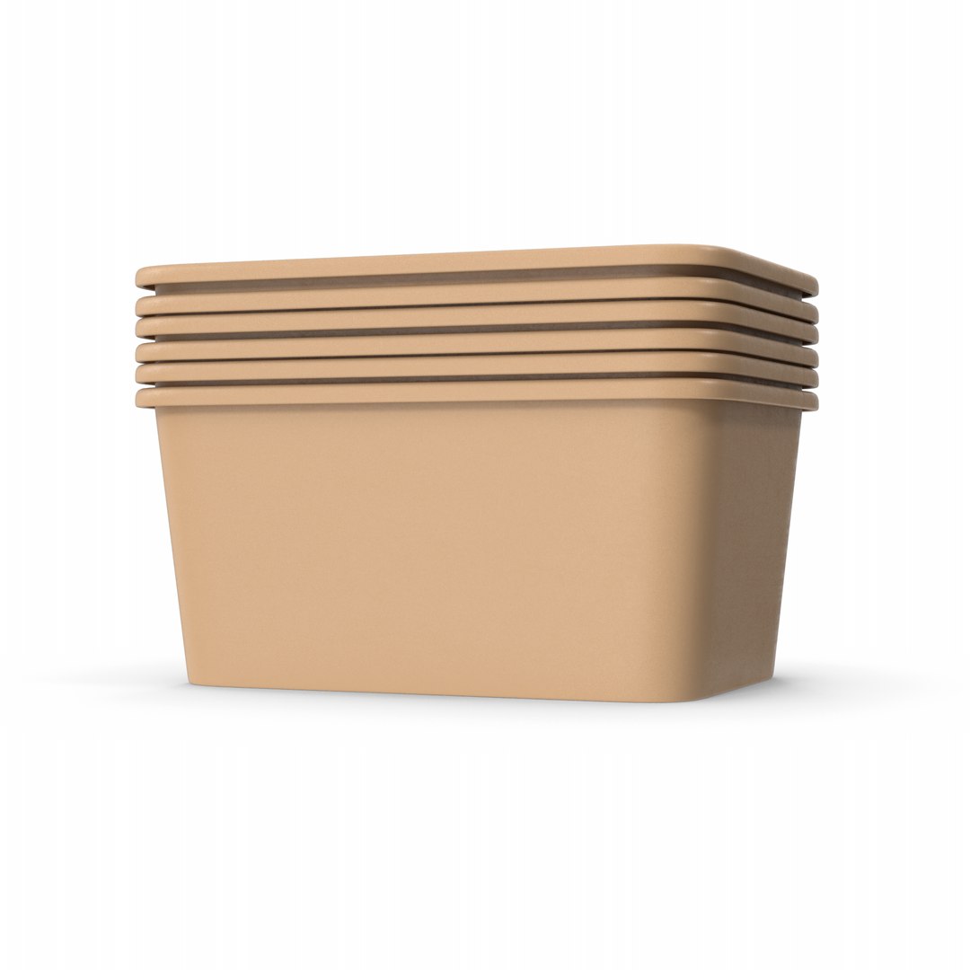 3D model Food Containers Stack - TurboSquid 1998429