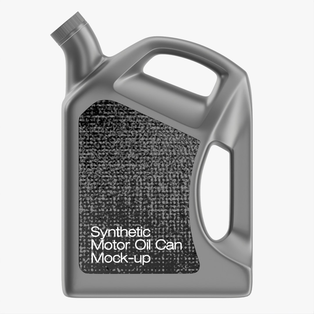 Motor Oil Can Mockup Model TurboSquid 2124731