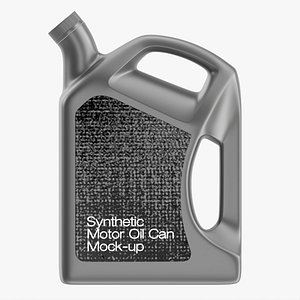 Motor Oil Can Mockup model