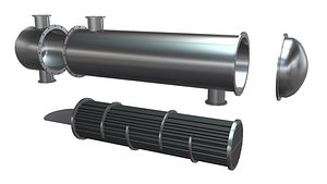 3D U-Tube Heat Exchanger model