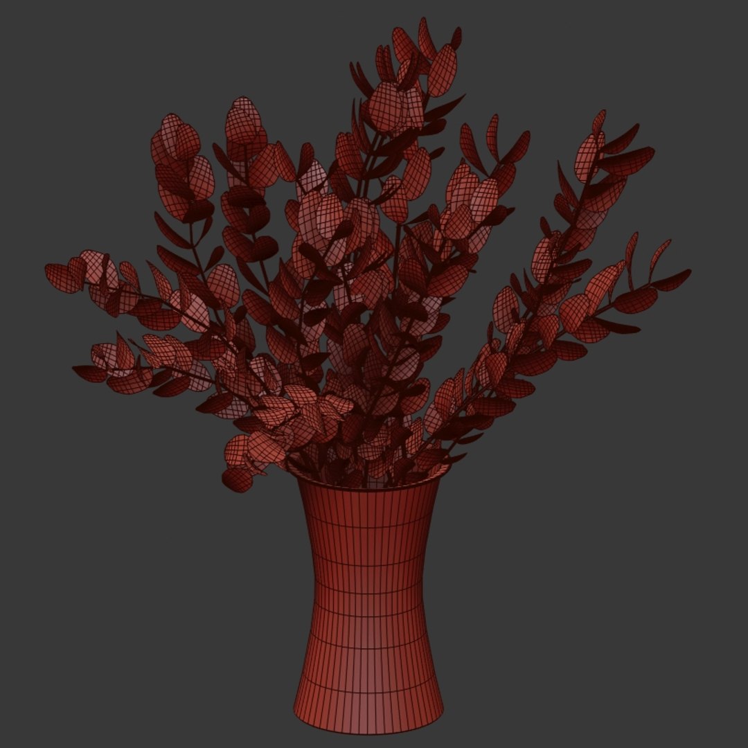 Bouquet Eucalyptus 3D Model - TurboSquid 1613247