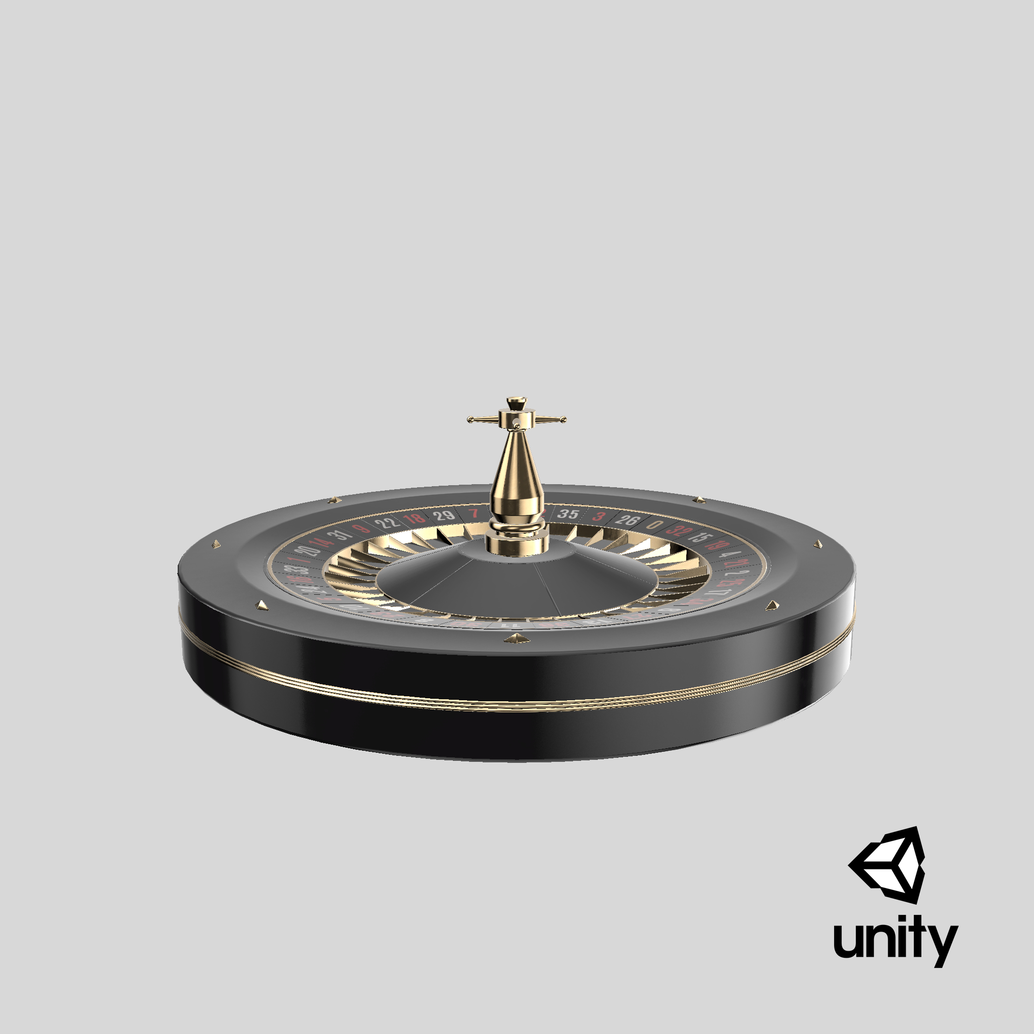 3D black roulette wheel games model - TurboSquid 1591771