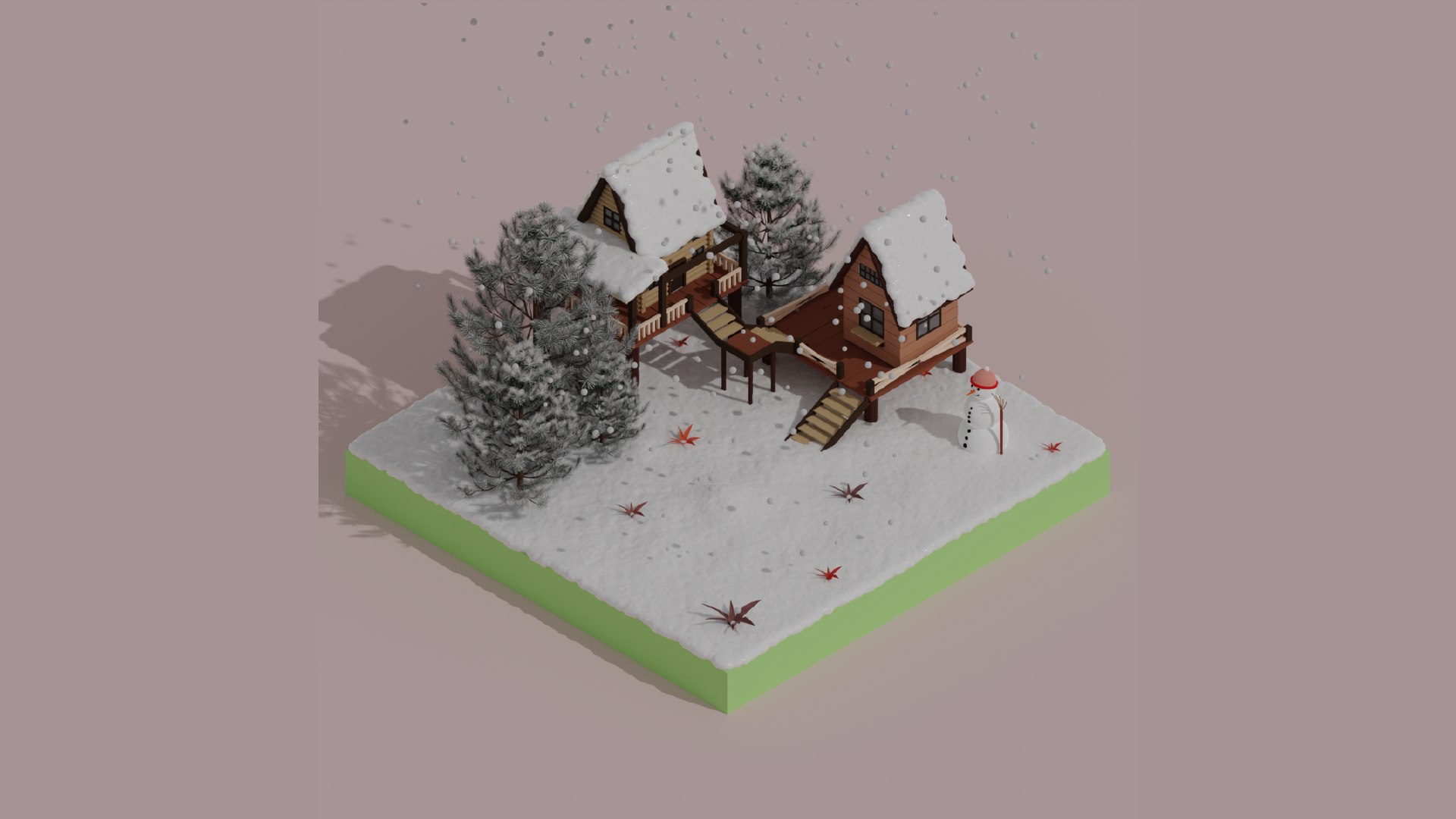 Snow Place Model - TurboSquid 2022181
