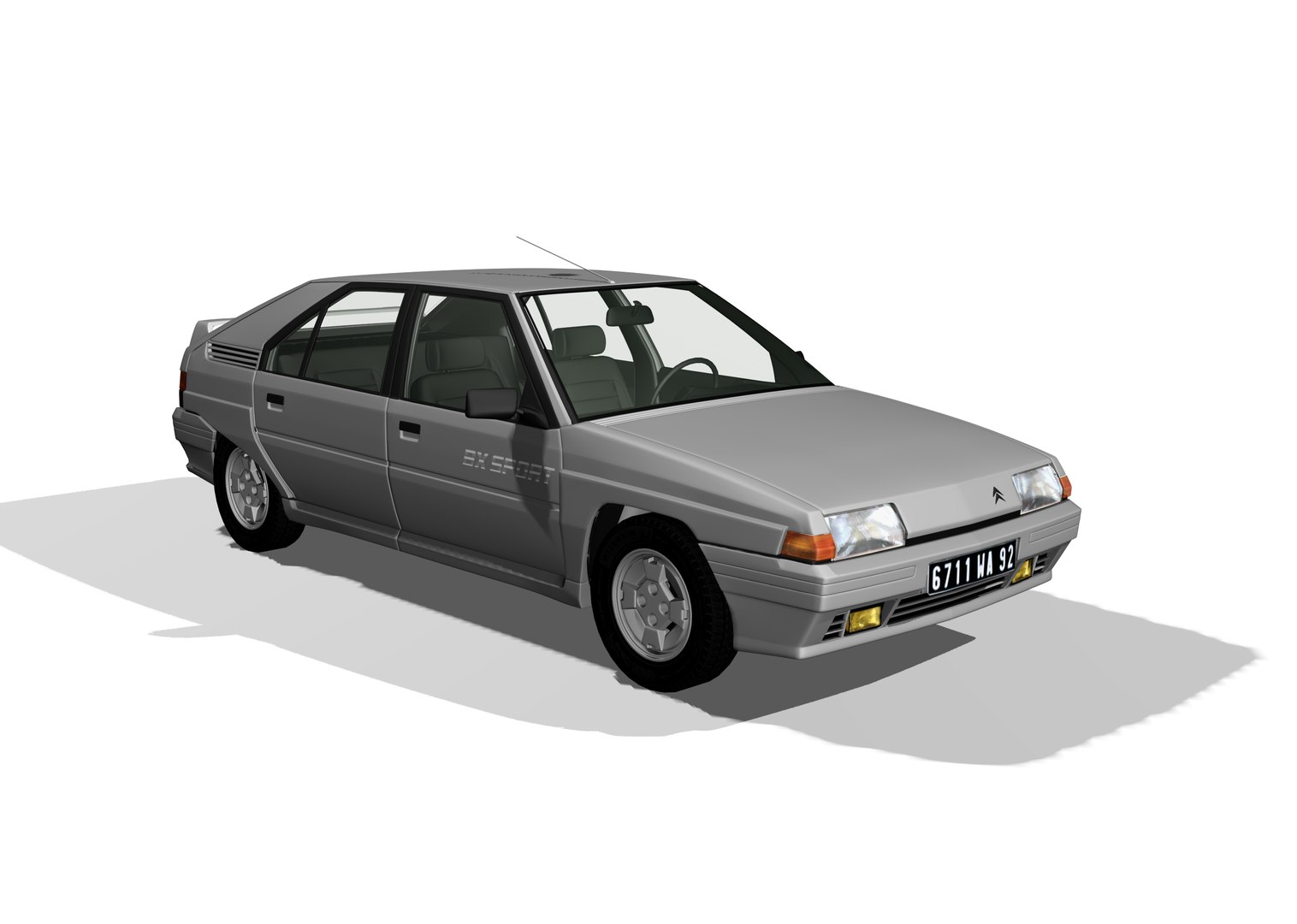 Citroen Bx Sport 3d - Turbosquid 1760042