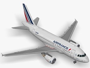 airbus a318 air france 3d model