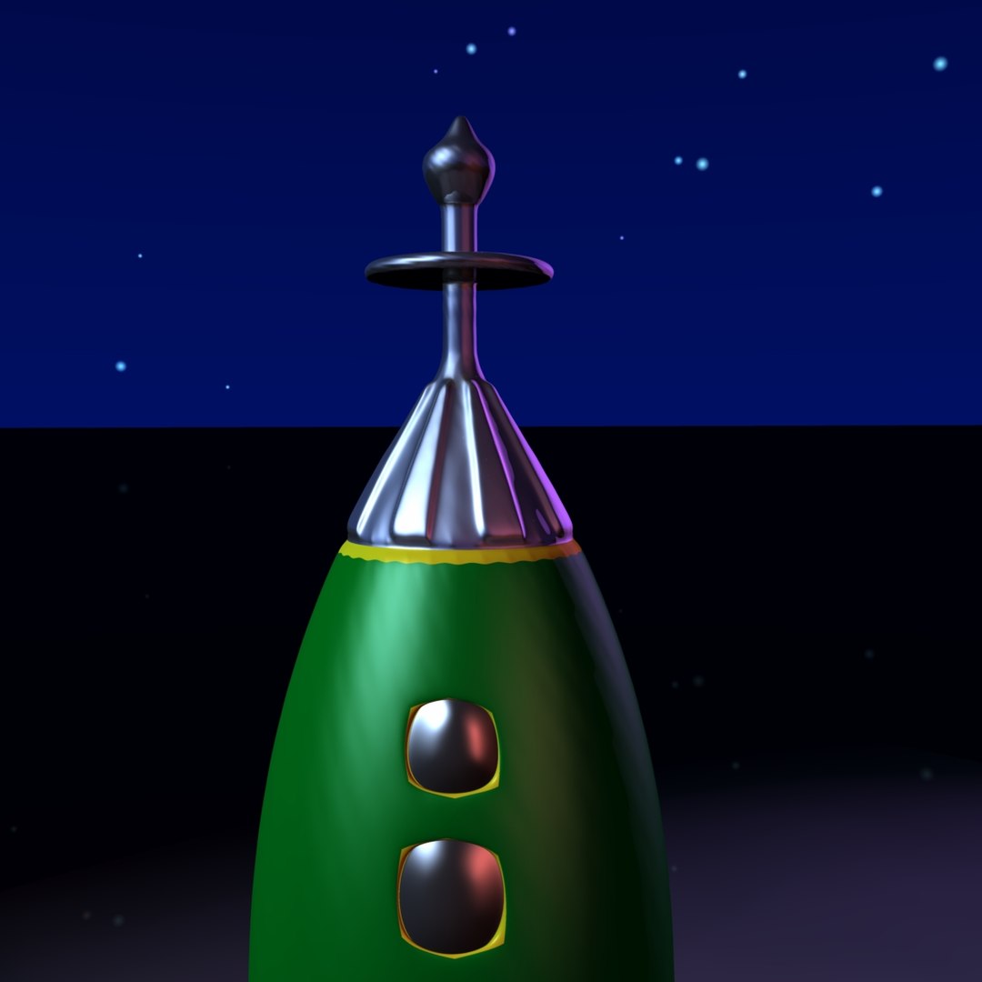 free 3ds mode spaceship rocketship