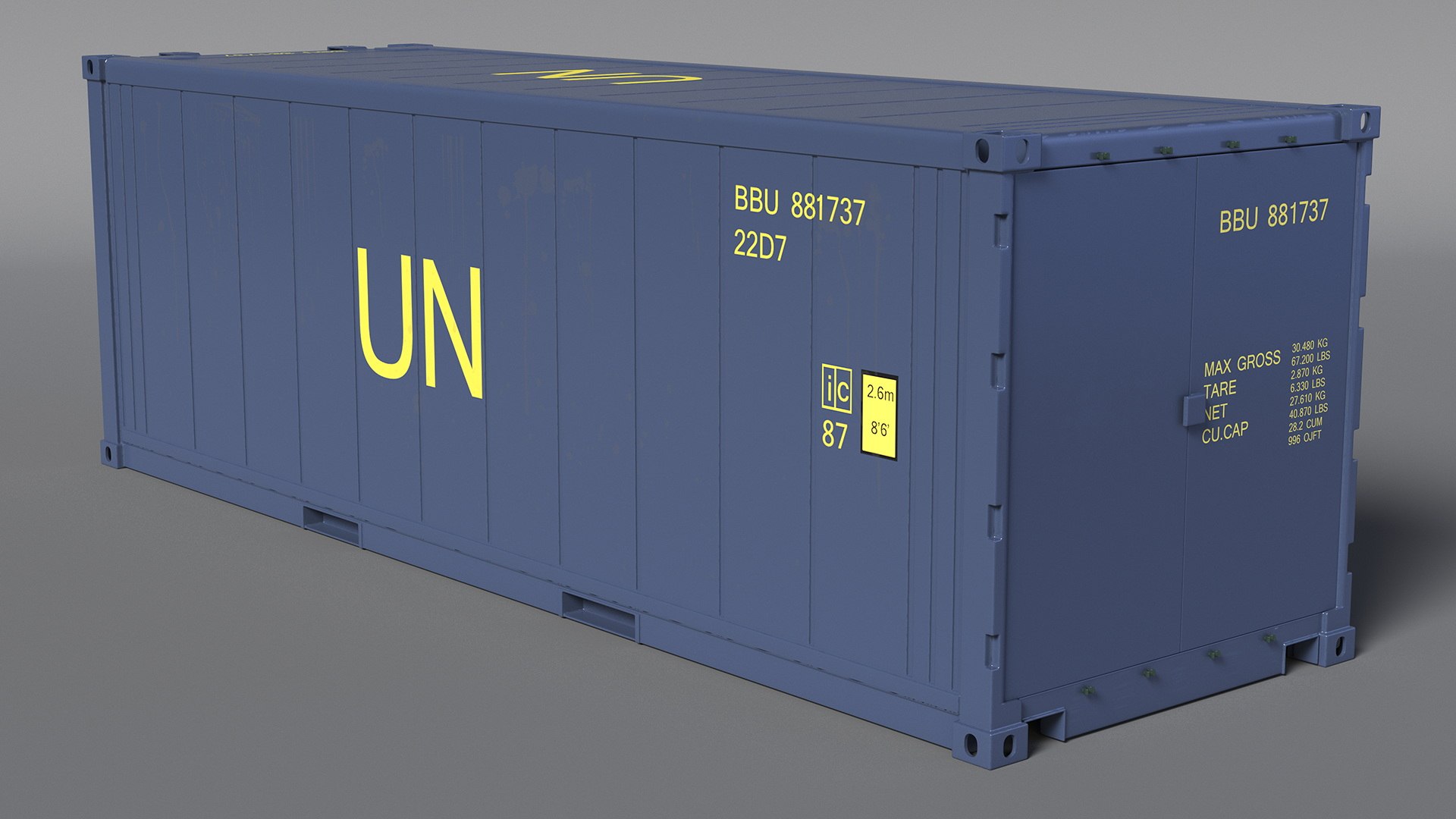 3D Refrigerated Shipping Container - TurboSquid 2208639