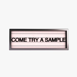 Letter Sign 3D model