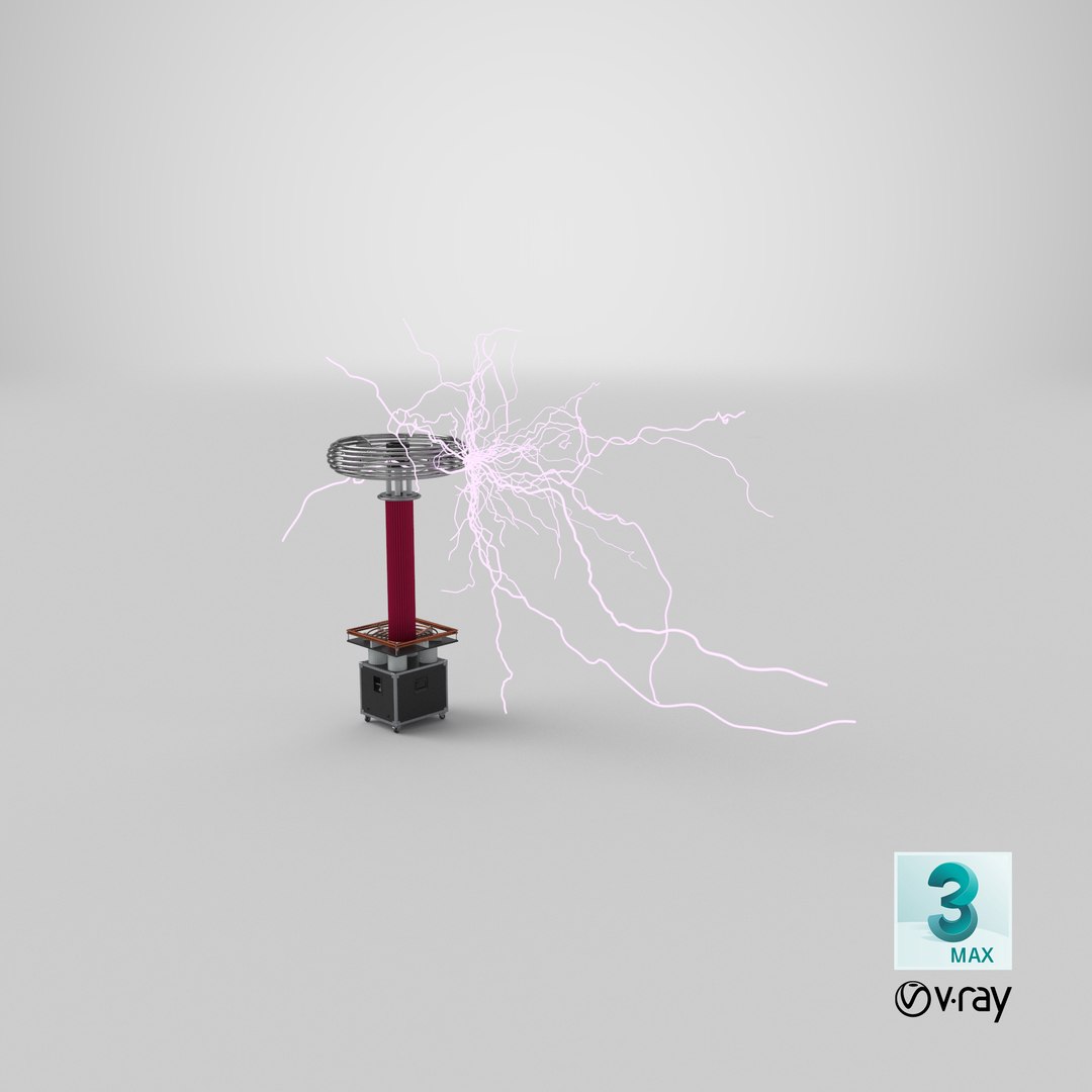 Tesla Coil 01 Lit 3D Model - TurboSquid 1335106