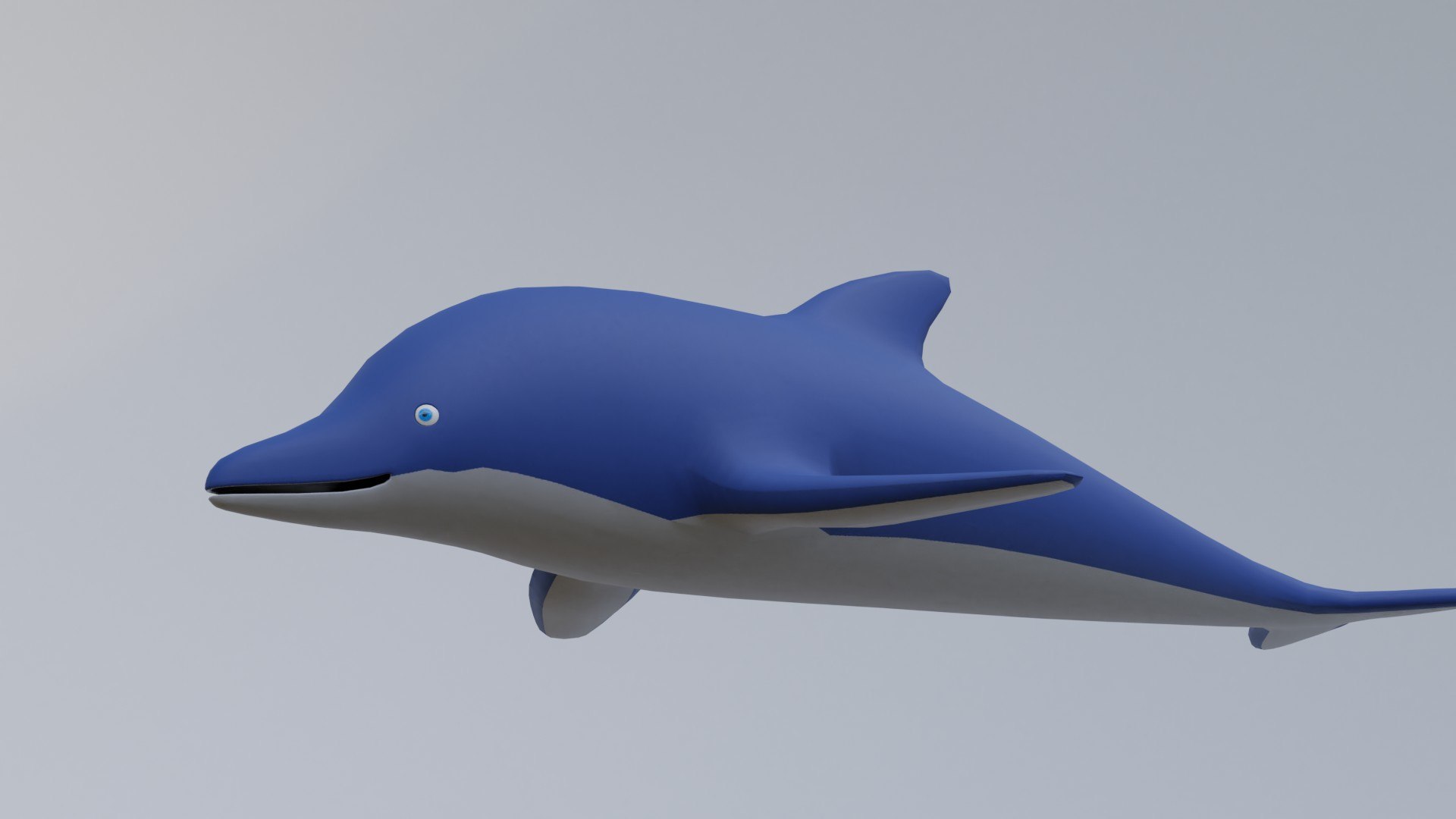 Cartoon Dolphin Model - TurboSquid 1953415