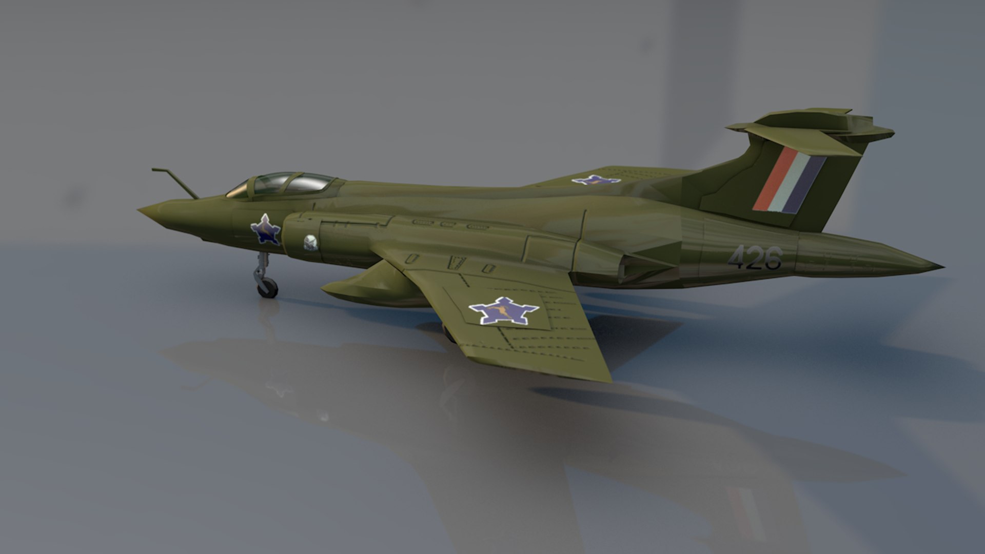 3D Blackburn Buccaneer 52b Aircraft - TurboSquid 1478479