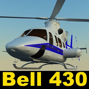 obj bell 430 helicopter