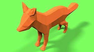 Low Poly Fox(1)
